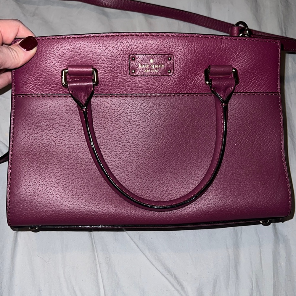 Kate Spade Maroon Small/Medium Cross Body Purse